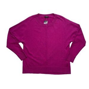 Alfani Pullover Sweater‎ Top Small Rose Women's Seam-Front Relaxed NEW